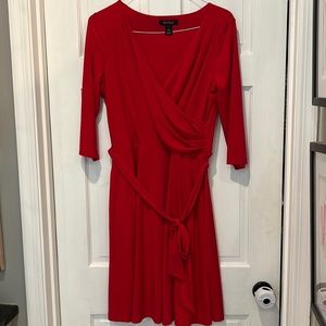 White House Black Market faux wrap style dress.